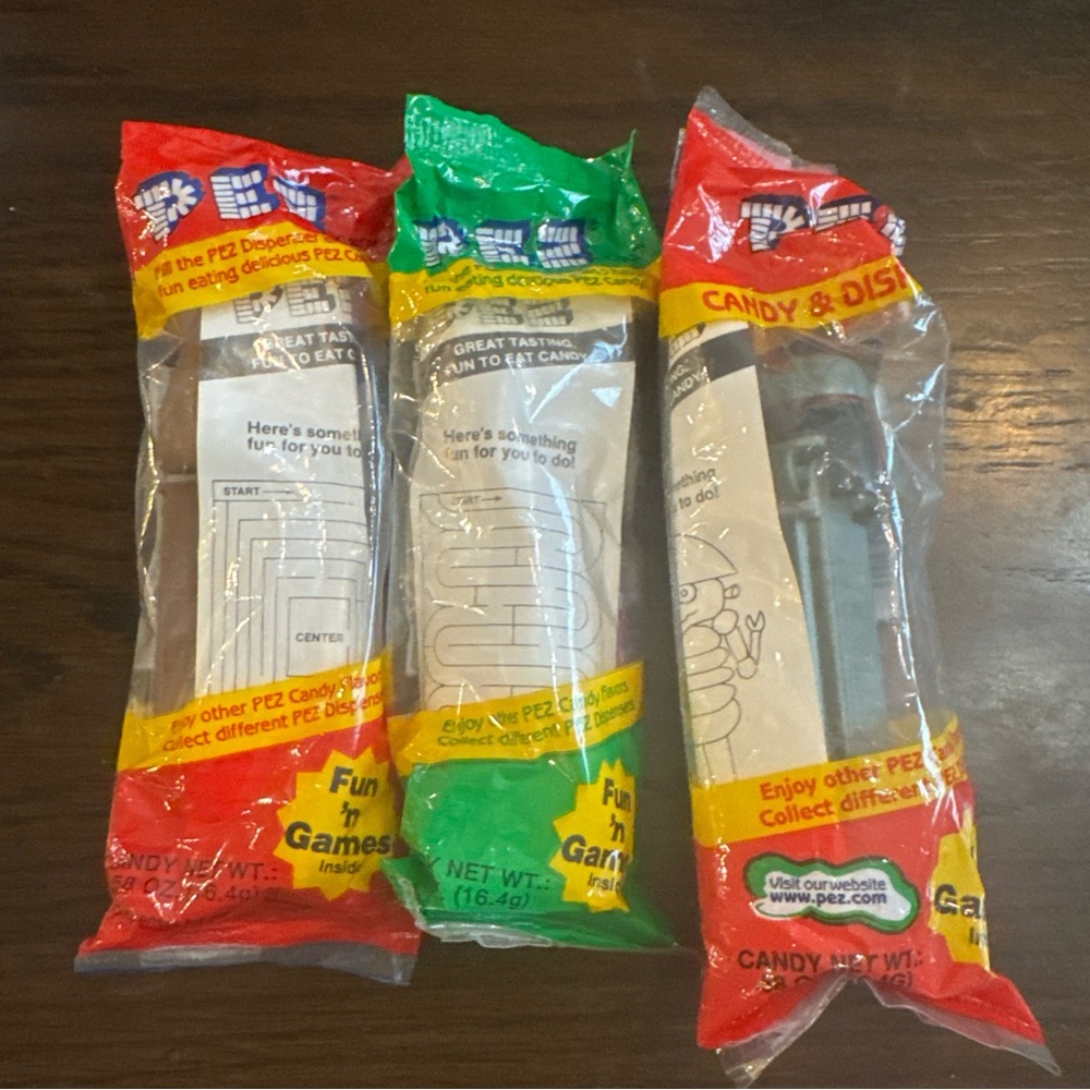Vintage Star Wars Pez Dispenser Lot Of 3 — See Photos